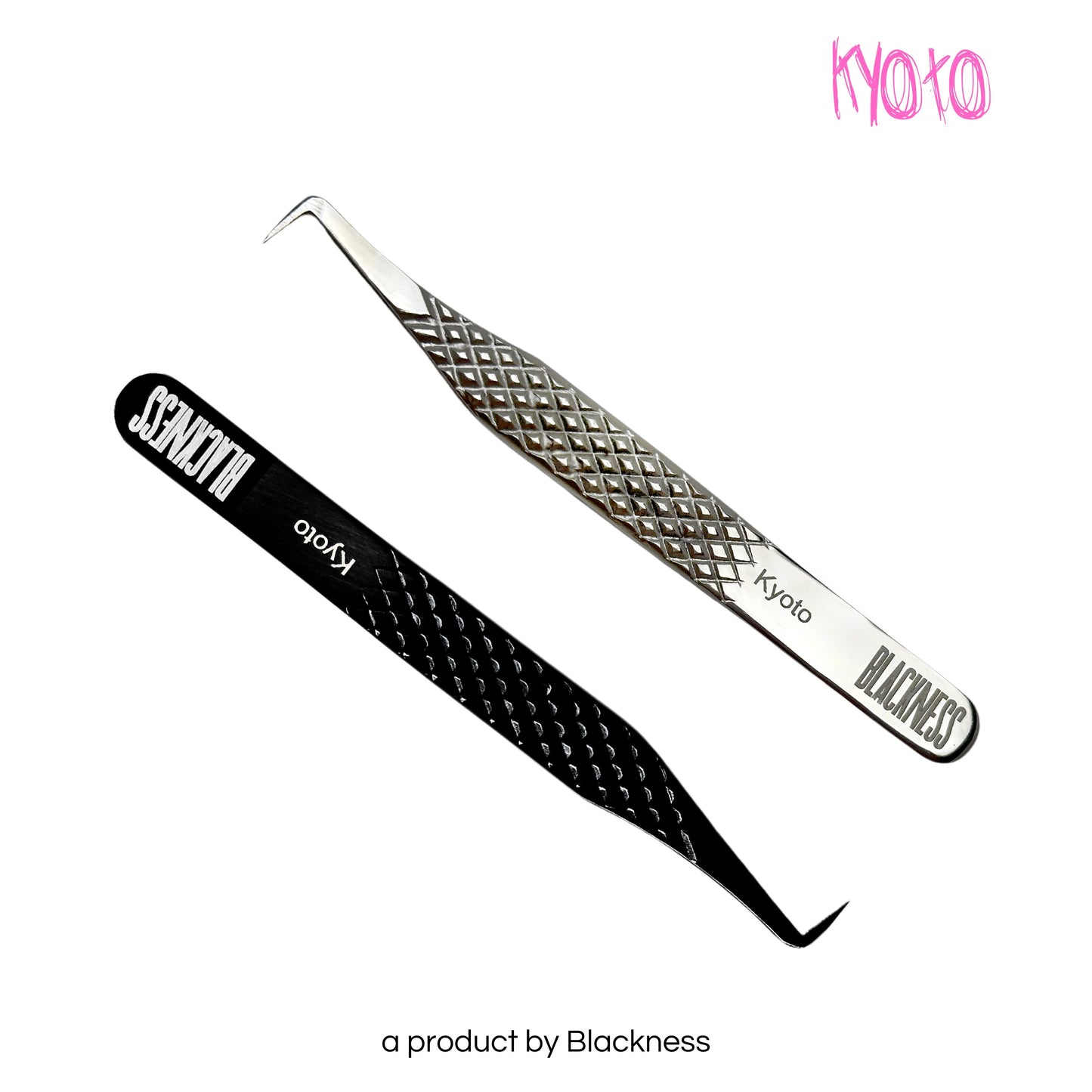 Pinzette "Kyoto" 90° 7mm - BLACKNESS