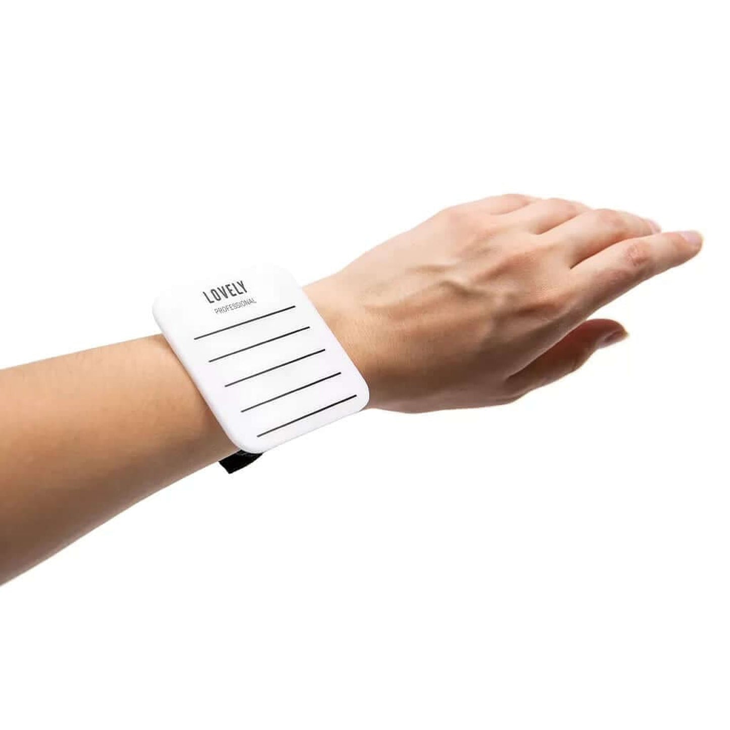 Acryl Handplatte mit elastischem Band - Lovely