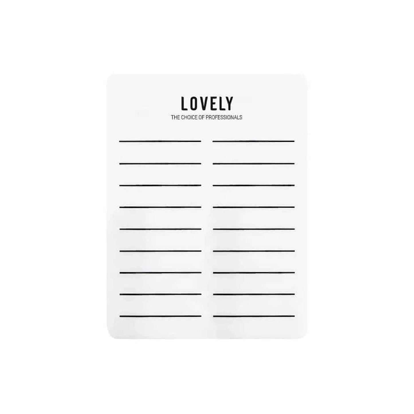 Acryl-Platte Double für Lash-Strips - LOVELY