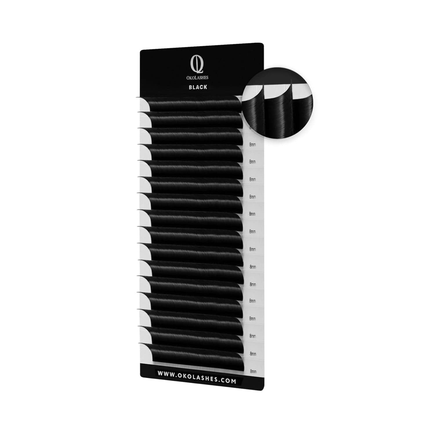 Lash Extensions "Black" - OKO LASHES - 16 Reihen